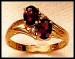 gold amethyst ring
