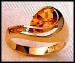 gold citrine ring